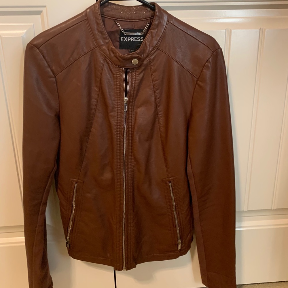 Express leather jacket